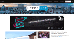 Desktop Screenshot of leeds-list.com